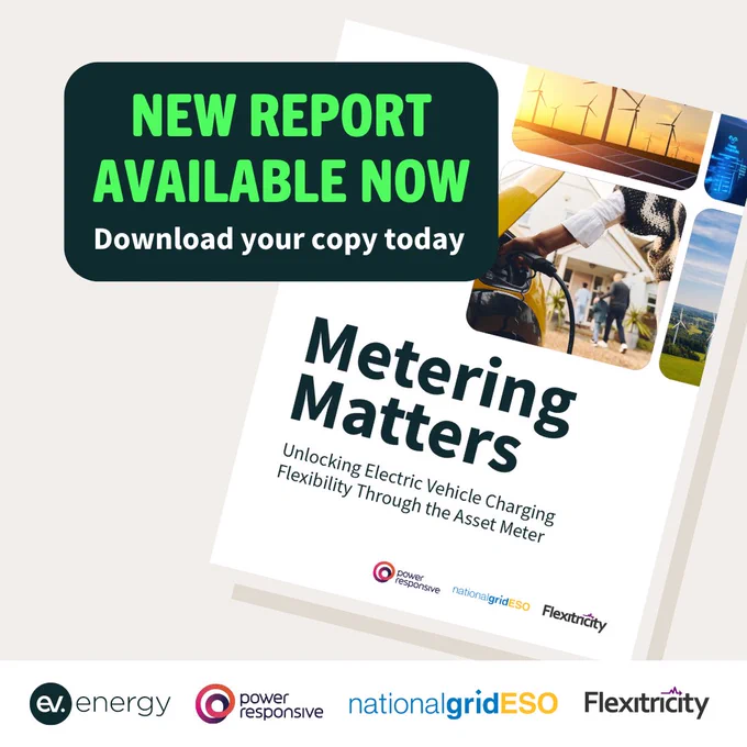 Metering Matters: Unlocking Electric Vehicle Charging Flexibility Through the Asset Meter. New report, available to download now!