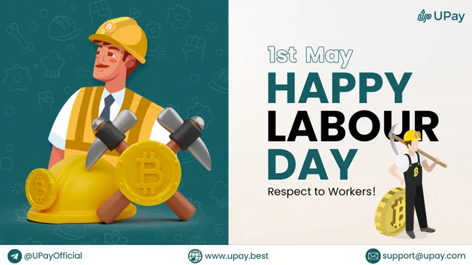 🌟Happy Labor Day!Today,#UPayOfficial express our deepest respect and appreciation to the dedicated workers worldwide. We honor your unwavering commitment and contributions.Thank you for your hard work and dedication.🎉
#LaborDay #RespectToWorkers #UPayTechnologyLTD
#blockchain 
