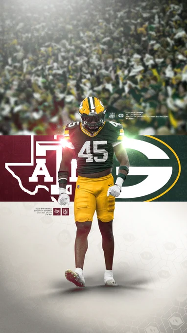 Edgerrin Cooper in a Packers Uniform