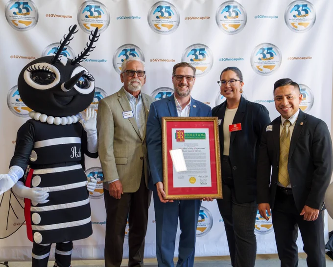 California state legislators provide recognition.  