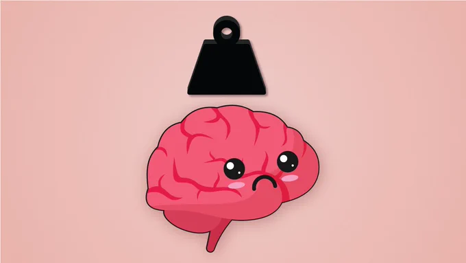 An overloaded brain who is unhappy about it