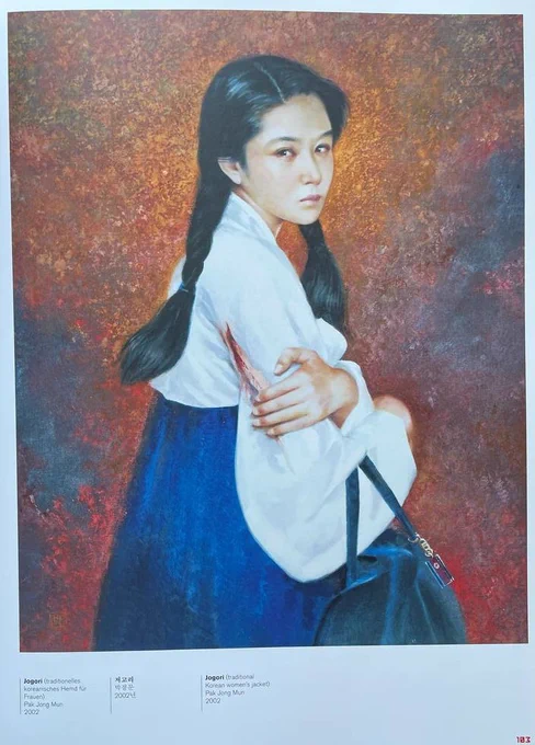 "Jogori" (traditional Korean women's jacket) - Pak Jong Mun, 2002