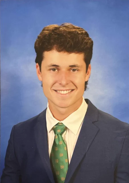 Senior pre-professional studies major Kevin Armknecht 