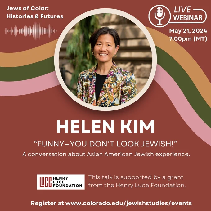 Photo of Dr. Kim with event title, date, and time.
