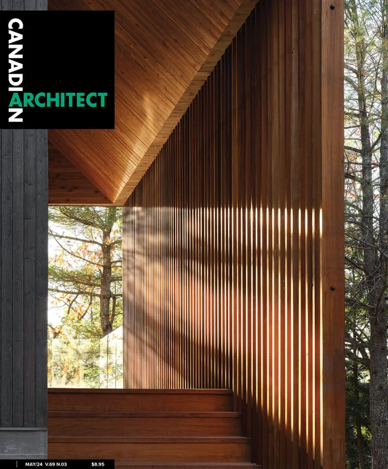 The May 2024 issue of Canadian Architect magazine featuring RAIC Journal and the winners of the 2024 RAIC Awards as well as winners of the 2024 National Urban Design Awards 