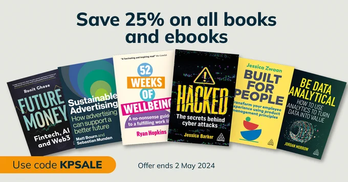 Save 25% on all books and ebooks with code KPSALE. Offer ends 2 May 2024. With some books included in the sale.
