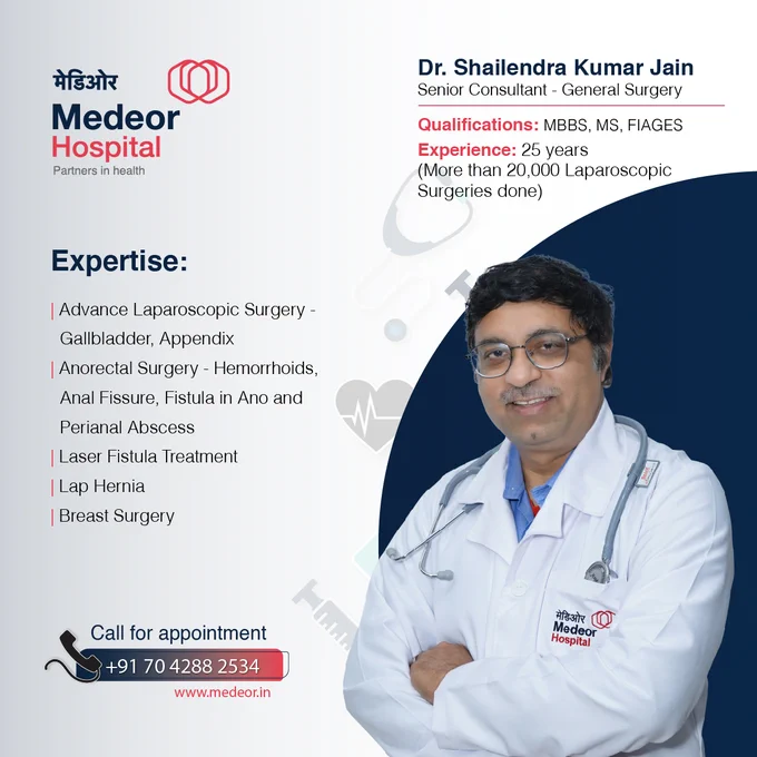 Top General Surgery Doctor in Dwarka, Delhi | Dr. Shailendra Kumar Jain