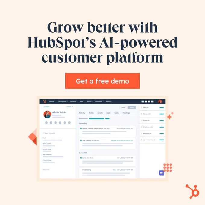 Hubspot Free Demo