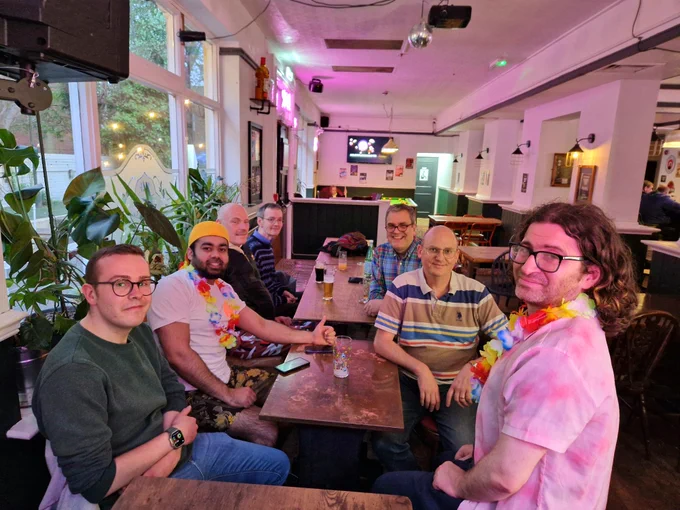 The Notts LGBT  Network Pride of Men group meeting 