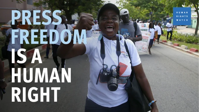 Press freedom is a human right