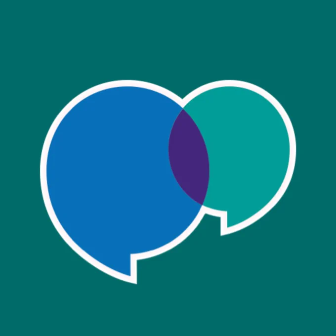 The Bradford District and Craven Talking Therapies logo on a blue background. 