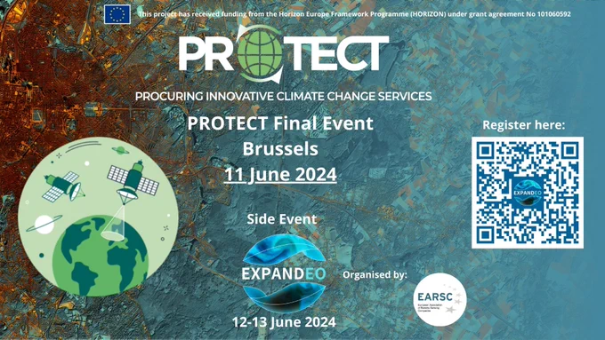 Join our final event about pre-commercial procurement of EO data for your city or region climate challenges, in Brussels on 11 June 2024