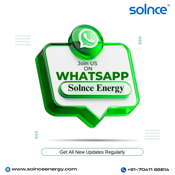 🌞 Exciting News! 🌞

Introducing our new WhatsApp channel dedicated to all things solar! Get the latest updates, tips, and news delivered straight to your fingertips. Stay informed about renewable energy and make a difference for our planet! Join now and be part of the solar revolution! ☀️ #SolarUpdates #RenewableEnergy

JOIN HERE: https://whatsapp.com/channel/0029VaIJel93bbVAkIHQmS3S
.
.
.
Visit: www.solnceenergy.com or
Call us on: 07041166814

[Solar, Solar Panel, PLI, Government, Investment, ALMM, Go solar, Go Green, Save electricity, Zero electricity, House of Solnce, Podcast Surya Ghar, Finance, Solar Rooftop, business,  Sustainable energy, trending, solar subsidy, podcast, IPO, Navitas solar, Indian podcast]

#Solarenergy  #SolarPower #SustainableFuture #pmsuryaghar #hargharsolar #learnsomethingnew #Investment #StartupIndia #WhatsAppHack #whatsappchannel #Entrepreneur #solarsolutions #solarpanels #subsidy #suryaghar #trending #suryagharyojana #solarsubsidy #financetips #financeh