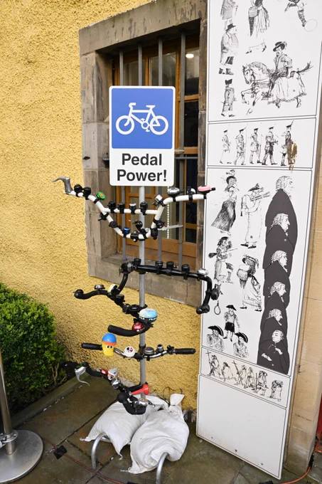 Pedal Power exhibition at the Museum of Edinburgh. 