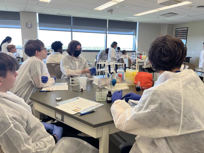 Page students explore health careers at Oakland University