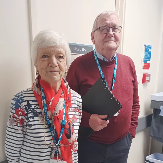 (L-R) Liz and Bob, our patient safety partners.