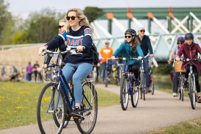 Participants on the 2022 Reach Ride