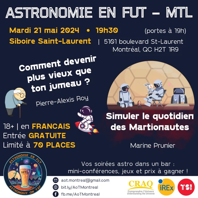 AoT MTL May 2024 event poster