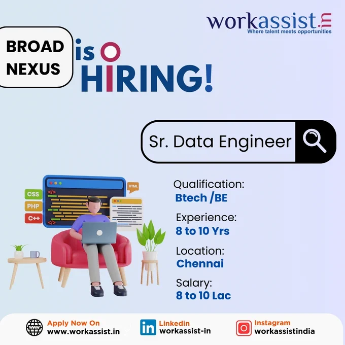 Data Engineer Jobs In Chennai