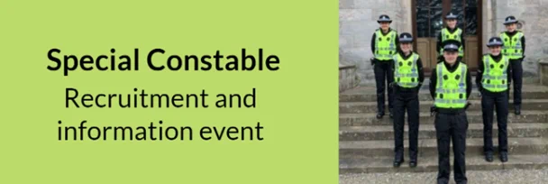 Wording with special constables standing on stairs