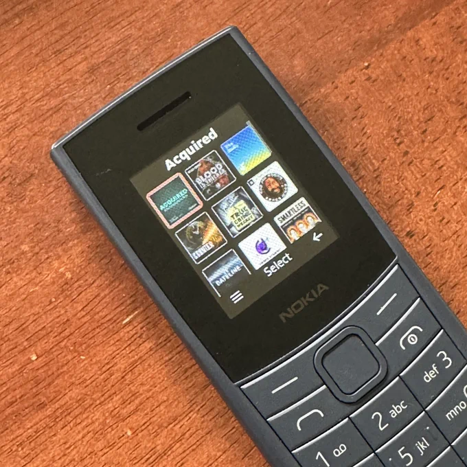 Pre-release version of PodLP on the Nokia 110 4G