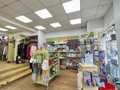 Children's Department, Sourced by Oxfam and a corner of Womenswear