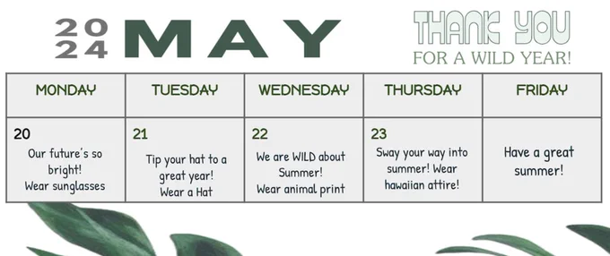 may dress up days