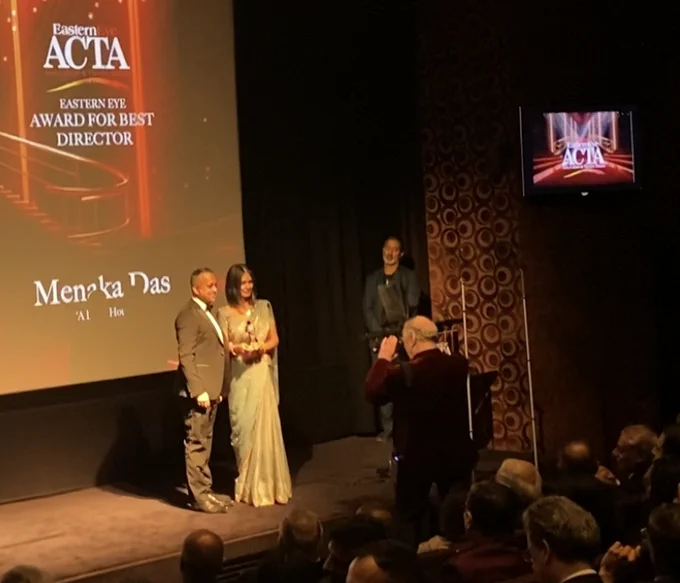 Award received from Nik Mehta OBE British Ambassador to Singapore