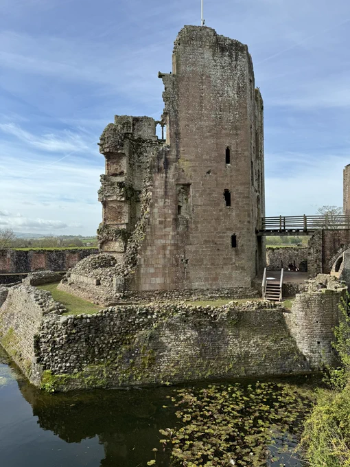 Gold tower at Raglan Castle