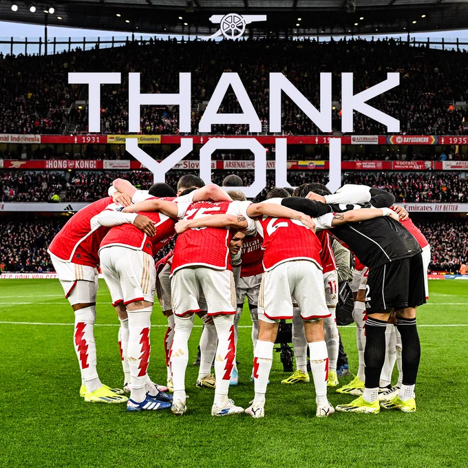 Thank you, Gooners.
