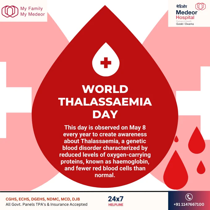 World Thalassemia Day |  Medeor Hospital 