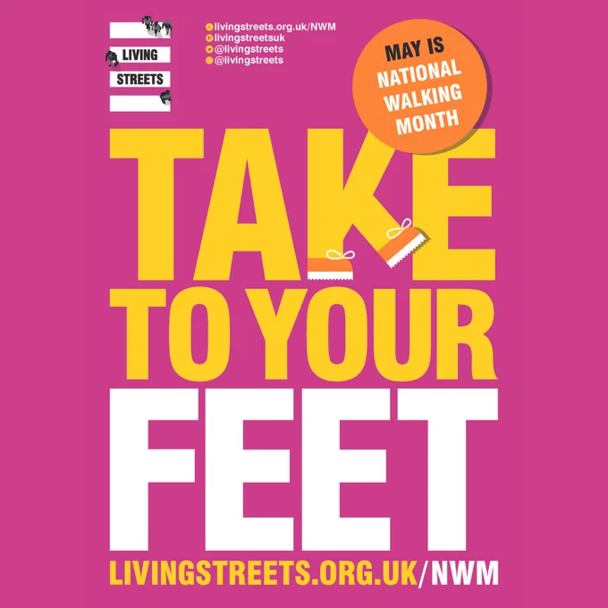 image with text saying 'take to your feet'