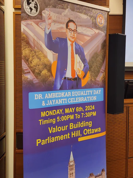 Dr Ambedkar Equality Day 2024 Canada