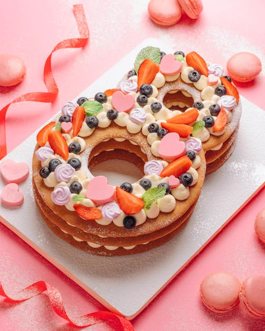 A Cake Bake in Shape of a Number