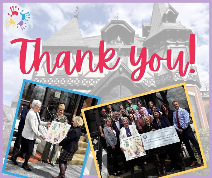 On May 2nd Commissioner Toni Pappas joined Joy Barrett (GSCA CEO), GSCA staff & board members, friends and supporters for a check presentation and tour of the property.  

Commissioner Pappas was also presented with a handprint plaque, symbolizing the bravery and resiliency of the 300 children helped in our Manchester CAC each year.