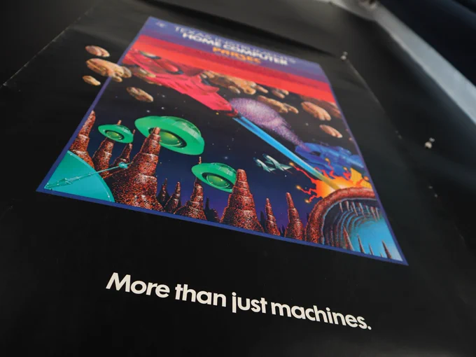 𝗣𝗮𝗿𝘀𝗲𝗰 (𝟭𝟵𝟴𝟮) NA / EU retail promo poster. Released for the Ti-99 micro computer.