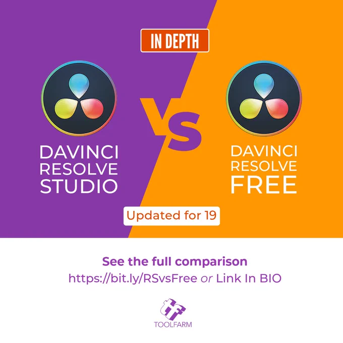 In Depth: DaVinci Resolve Studio vs Free (Updated for 19)