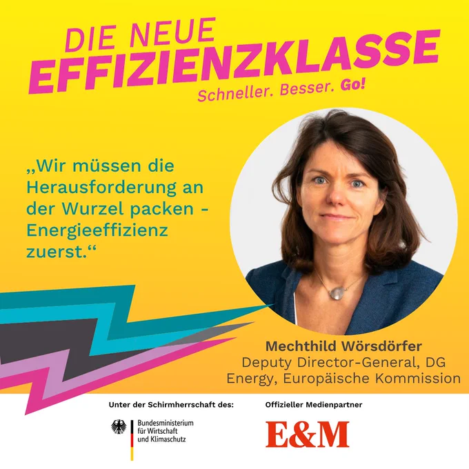 "Wir müssen Herausforderungen an der Wurzel packen - Energieeffizienz zuerst."