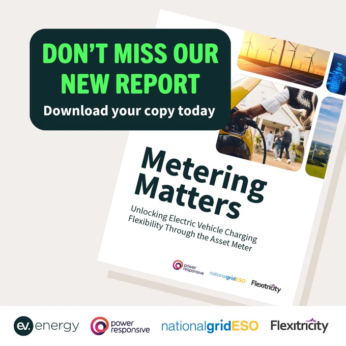 Download your copy of Metering Matters: Unlocking Electric Vehicle Charging Flexibility Through the Asset Meter today!