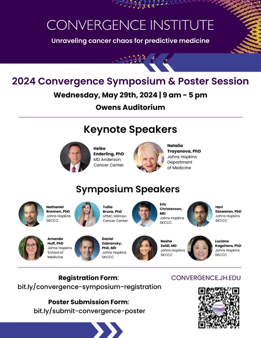 2024 Convergence Symposium & Poster Session Flyer