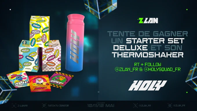 Tente de gagner un starter set deluxe et son thermoshaker ! Conditions dans le corps du tweet.