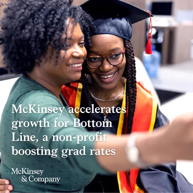 McKinsey accelerates growth for Bottom Line, a non-profit boosting grad rates