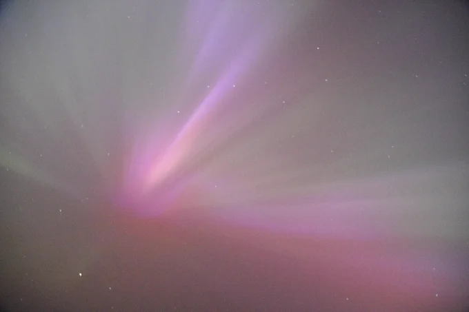 Colourful light display. Image by Jacco van Loon with Nikon D7200 DSLR, f=16mm, 5sec exposure
