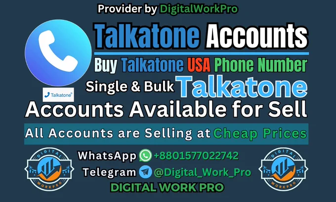 Talkatone | Talkatone

Do you want a permanent US phone number? Bulk Messaging any OTP 

I will sell bulk Talkatone, Google Voice, TextPuls GV and other Accounts need to contact Telegram https://t.me/buy_talkatone_usa


#talkatone #googlevoice #textplus #gv #usanumber #USphonenumber