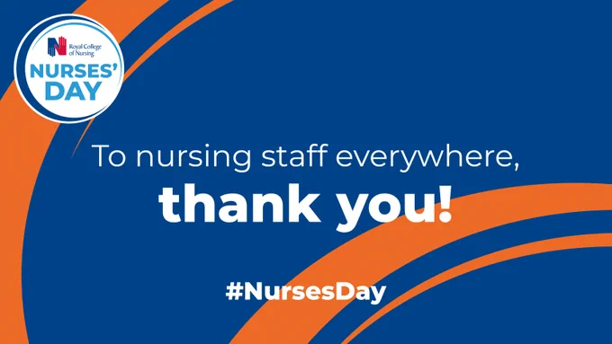 To nursing staff everywhere, thank you!! #NursesDay