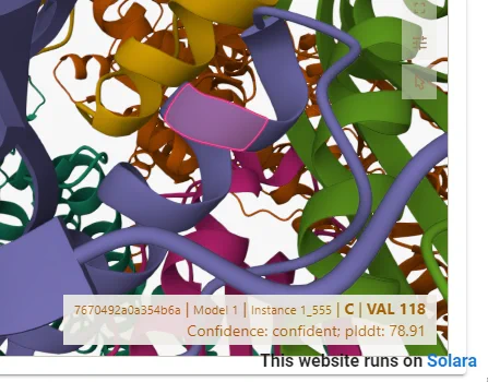 screenshot of ipymolstar viewer with custom tooltip