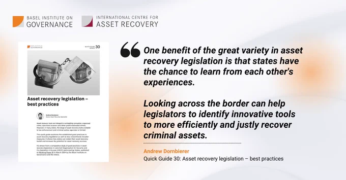 Best practices in asset recovery legislation 