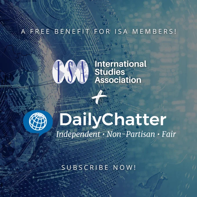 A free benefit for ISA Members! Daily Chatter Newsletter. 