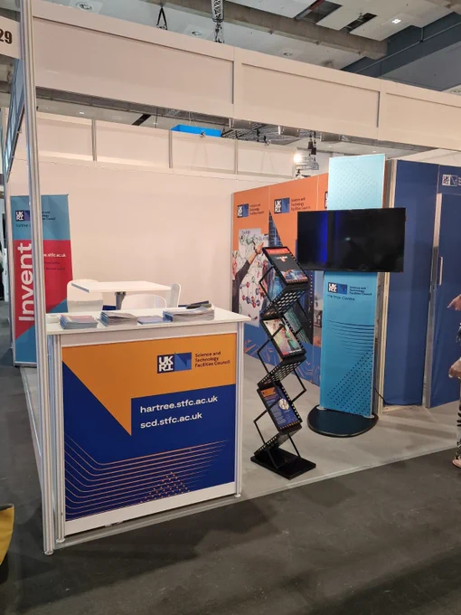 A booth at a conference.