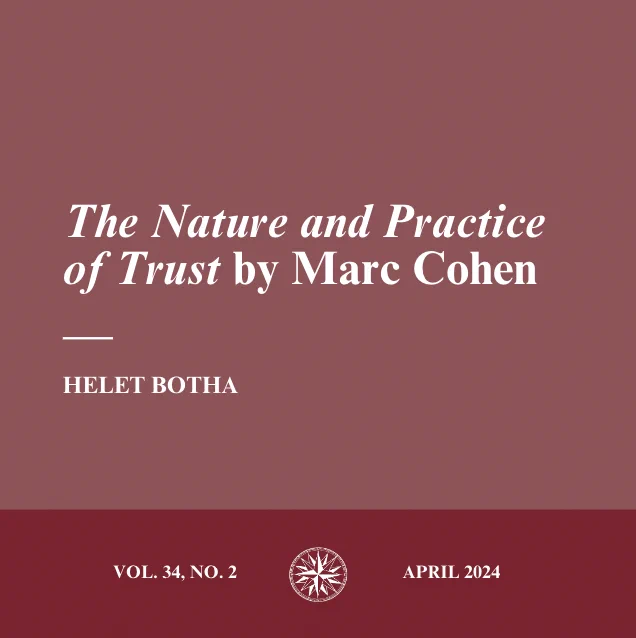 Article title: The nature and practice of trust